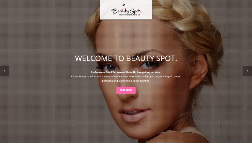 Beauty Spot Website Design | Silvertoad, Luton