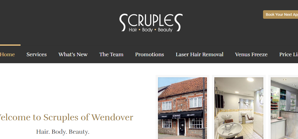 Brand New Website For Scruples Is Now Live