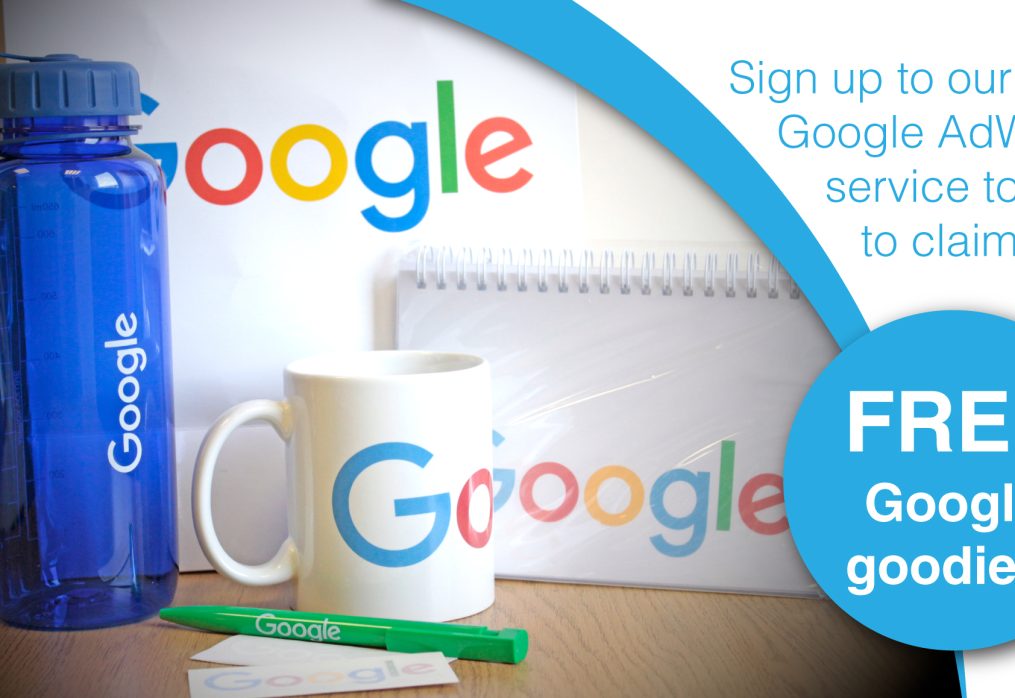 Sign Up To Our AdWords Service & Claim Your Free Google Goody Bag!