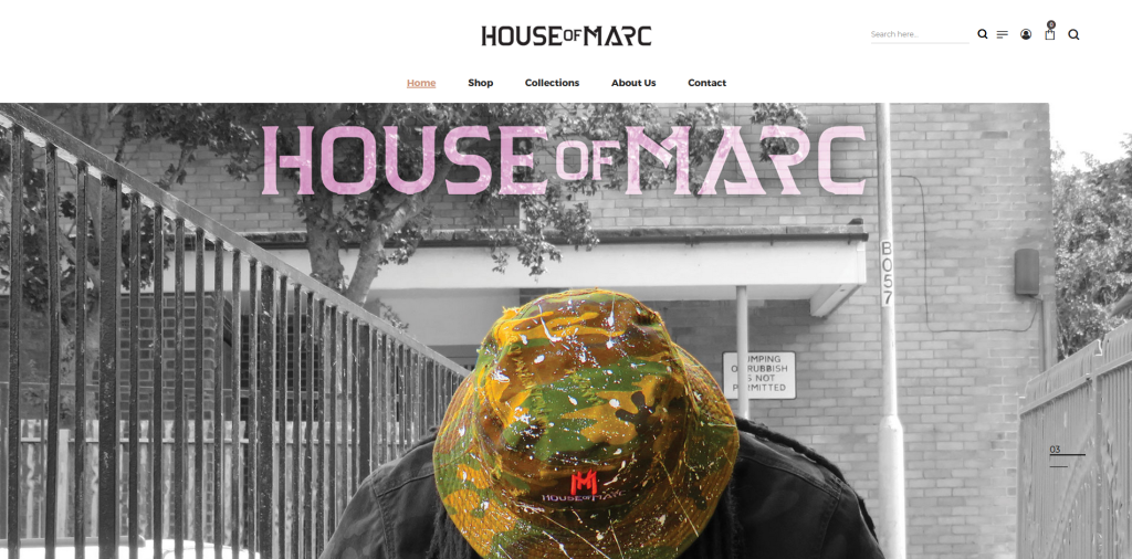 House Of Marc Website  | Silvertoad, Luton