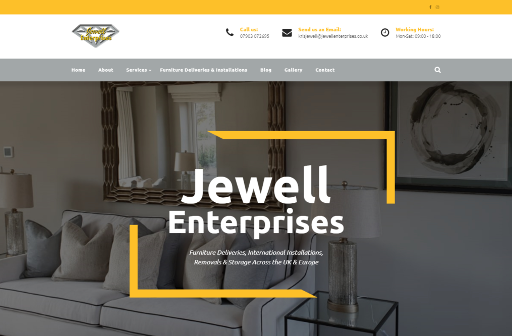 Jewell Enterprises Relocate to New Website!