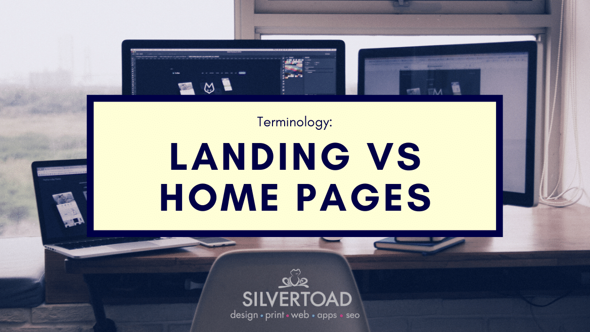 Landing Vs Home Pages | Silvertoad, Luton