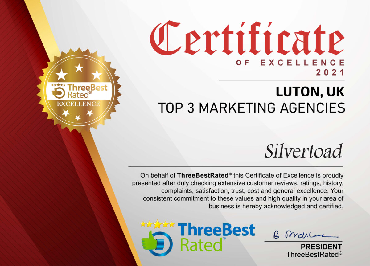 Top 3 Marketing Agencies | Silvertoad, Luton