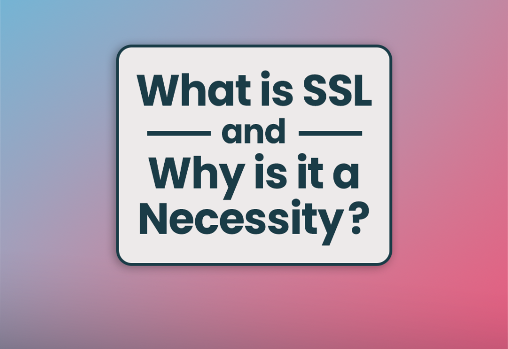 Whats an SSL and why is it a necessity