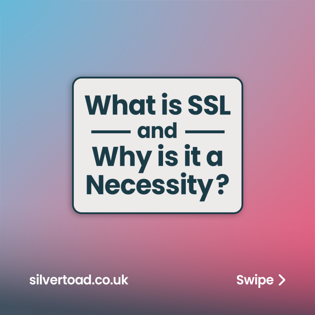 Whats an SSL and why is it a necessity