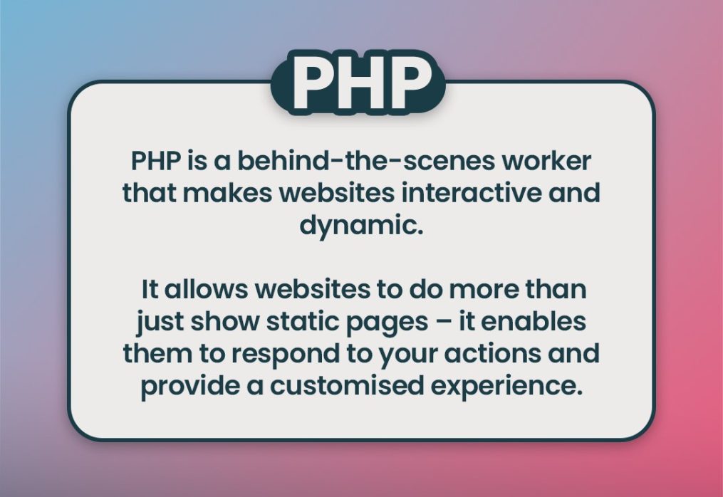 Meet PHP: The Unsung Hero of Interactive Websites