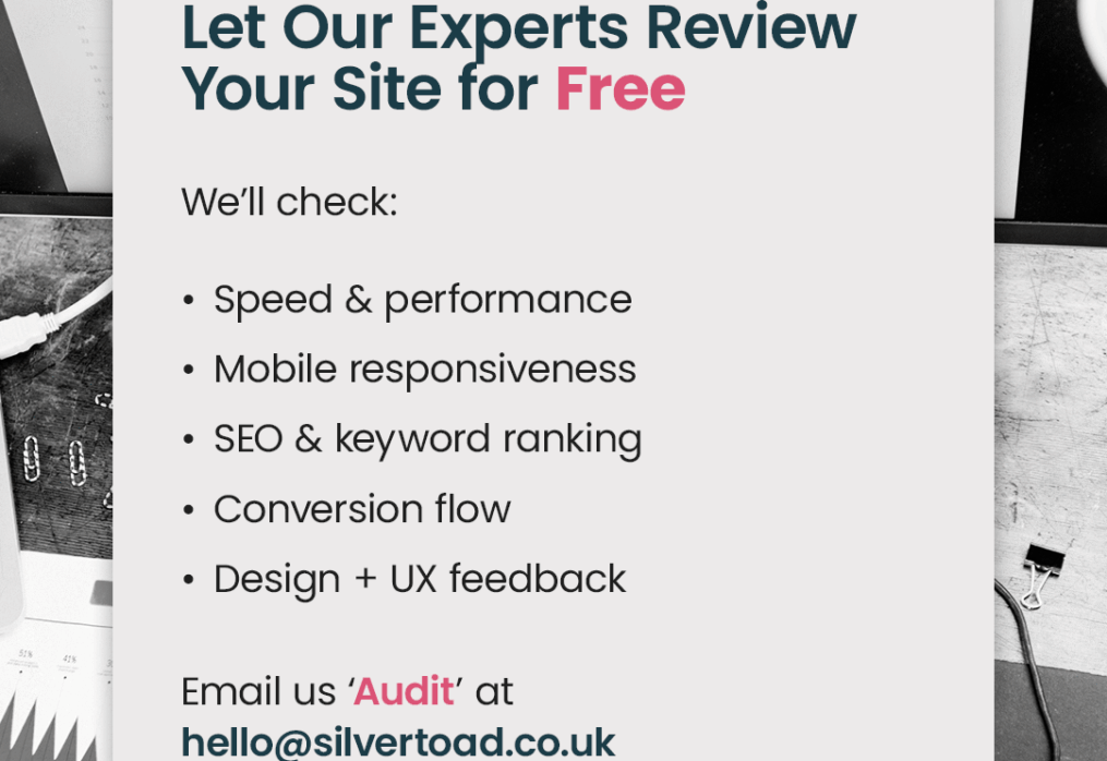 Let Our Experts Review Your Website Absolutely Free
